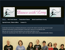 Tablet Screenshot of ctisraelidance.com